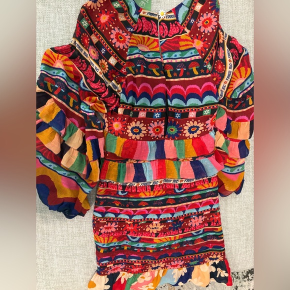 FARM Rio Multicolor Floral Dress NWT - Picture 3 of 6